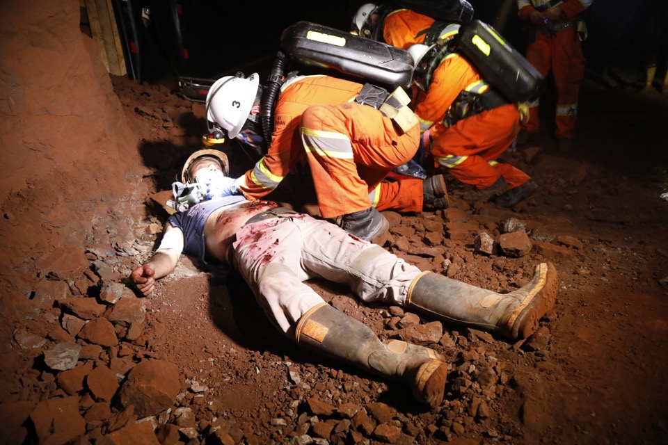 Simulacro de una acción de rescate minero en atmósfera no respirable - 16, 17 y 18 de Septiembre 2024