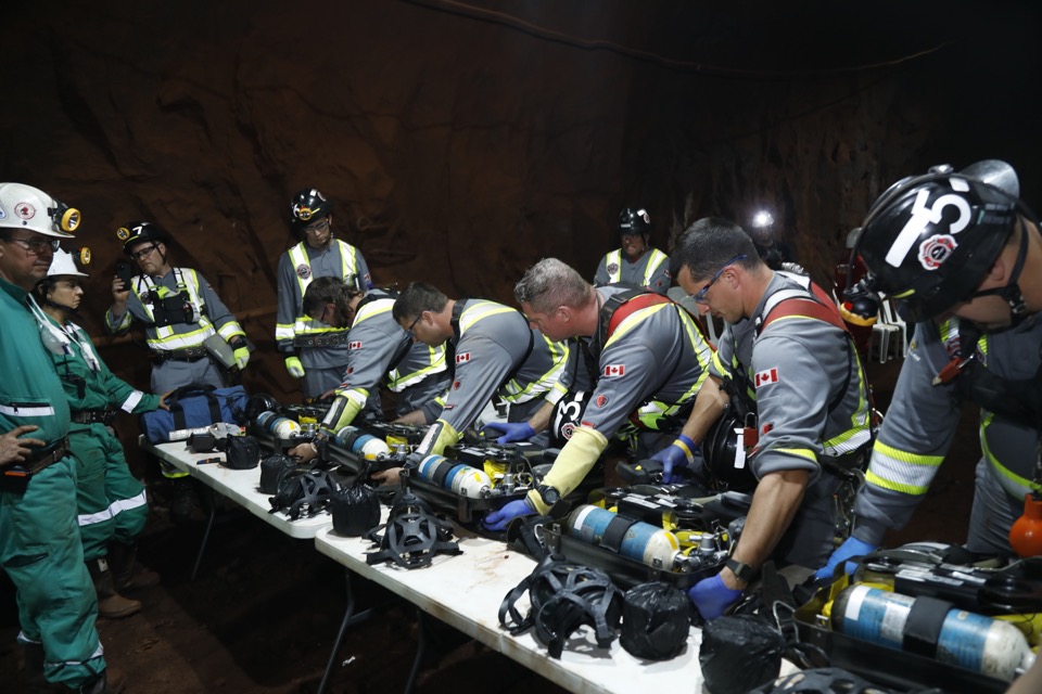 Simulacro de una acción de rescate minero en atmósfera no respirable - 16, 17 y 18 de Septiembre 2024