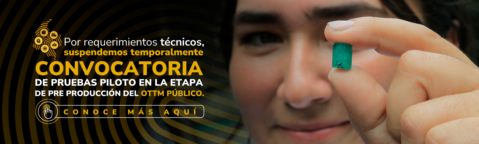 Suspension Convocatoria Comercializadores y Titulares para participar en pre produccion OTTM ANM