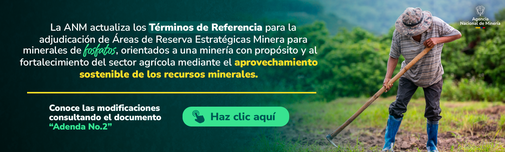 Adenda No. 2 de los términos de referencia de fosfatos.