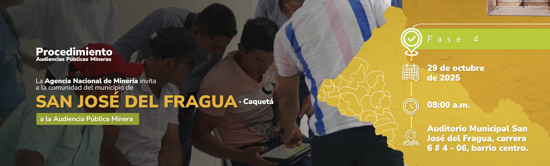 Audiencias públicas mineras San Jose del Fragua, Caqueta 