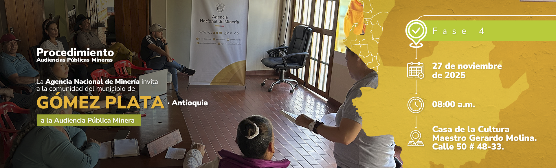 Audiencia Pública Minera Gómez Plata, Antioquia