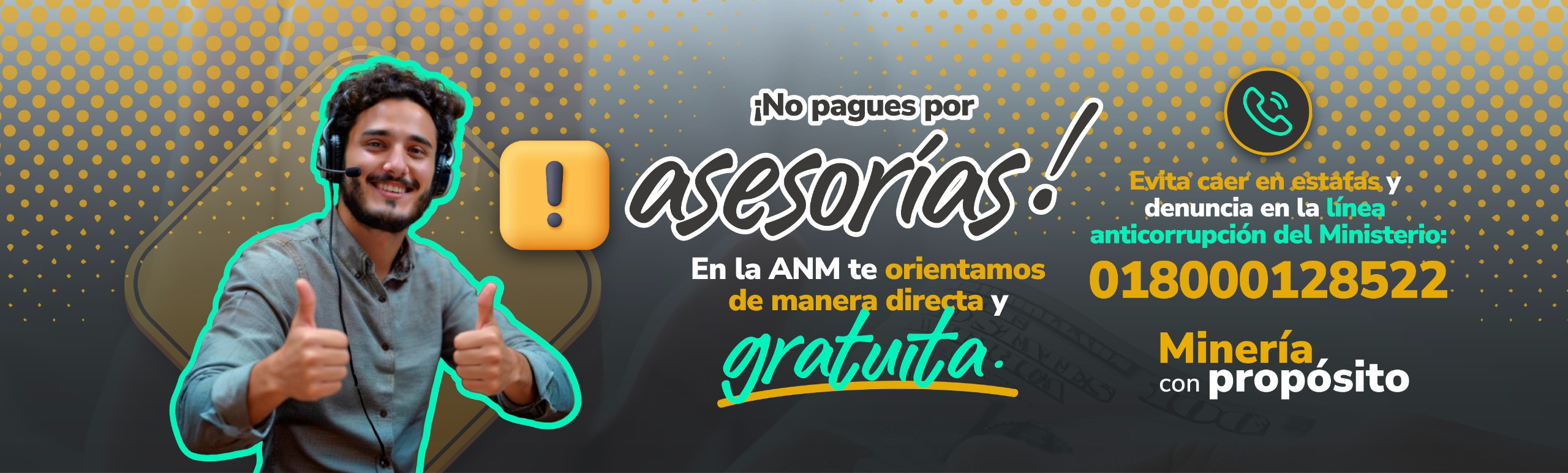 “No cobramos por las asesorías”