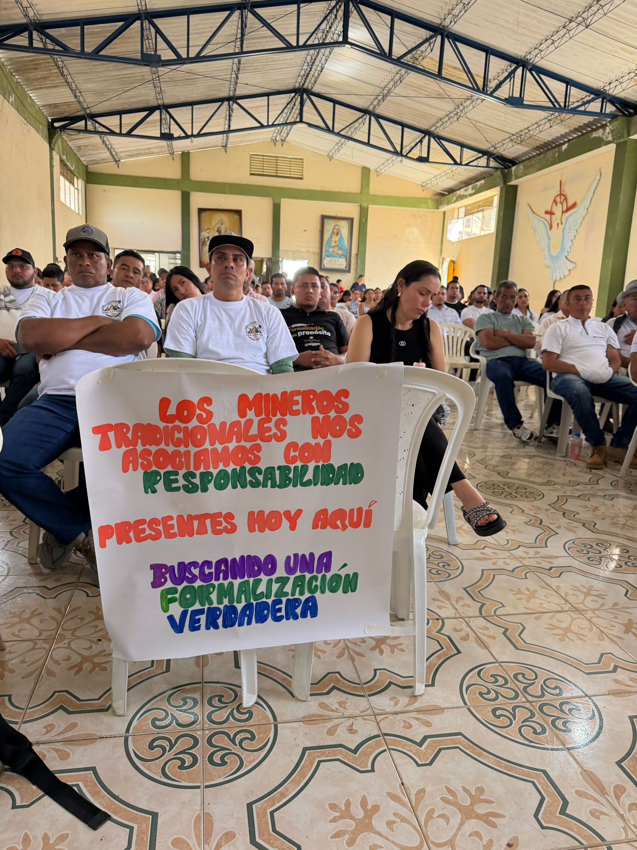 Jornada de Buenas Prácticas, asociatividad y formalización minera, realizada en los Andes, Sotomayor - Nariño