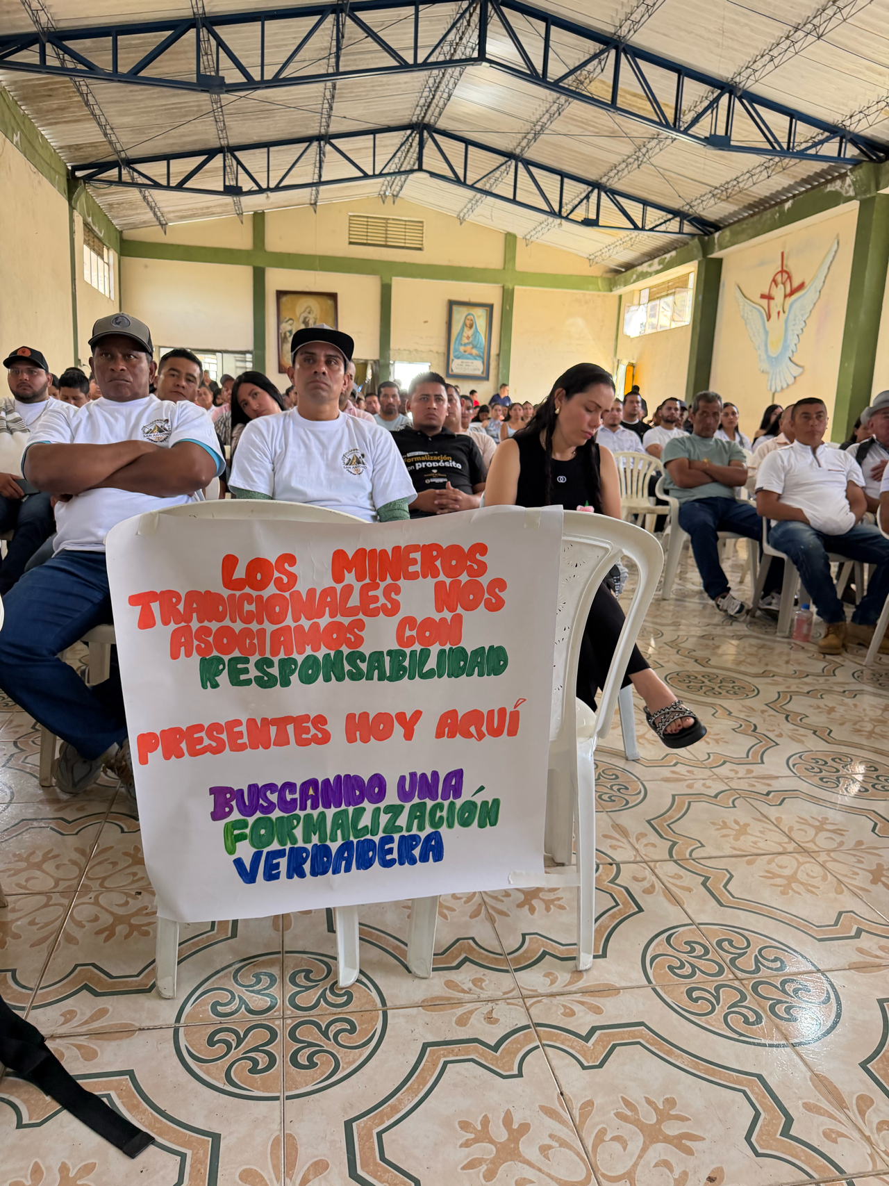 Jornada de Buenas Prácticas, asociatividad y formalización minera, realizada en los Andes, Sotomayor - Nariño