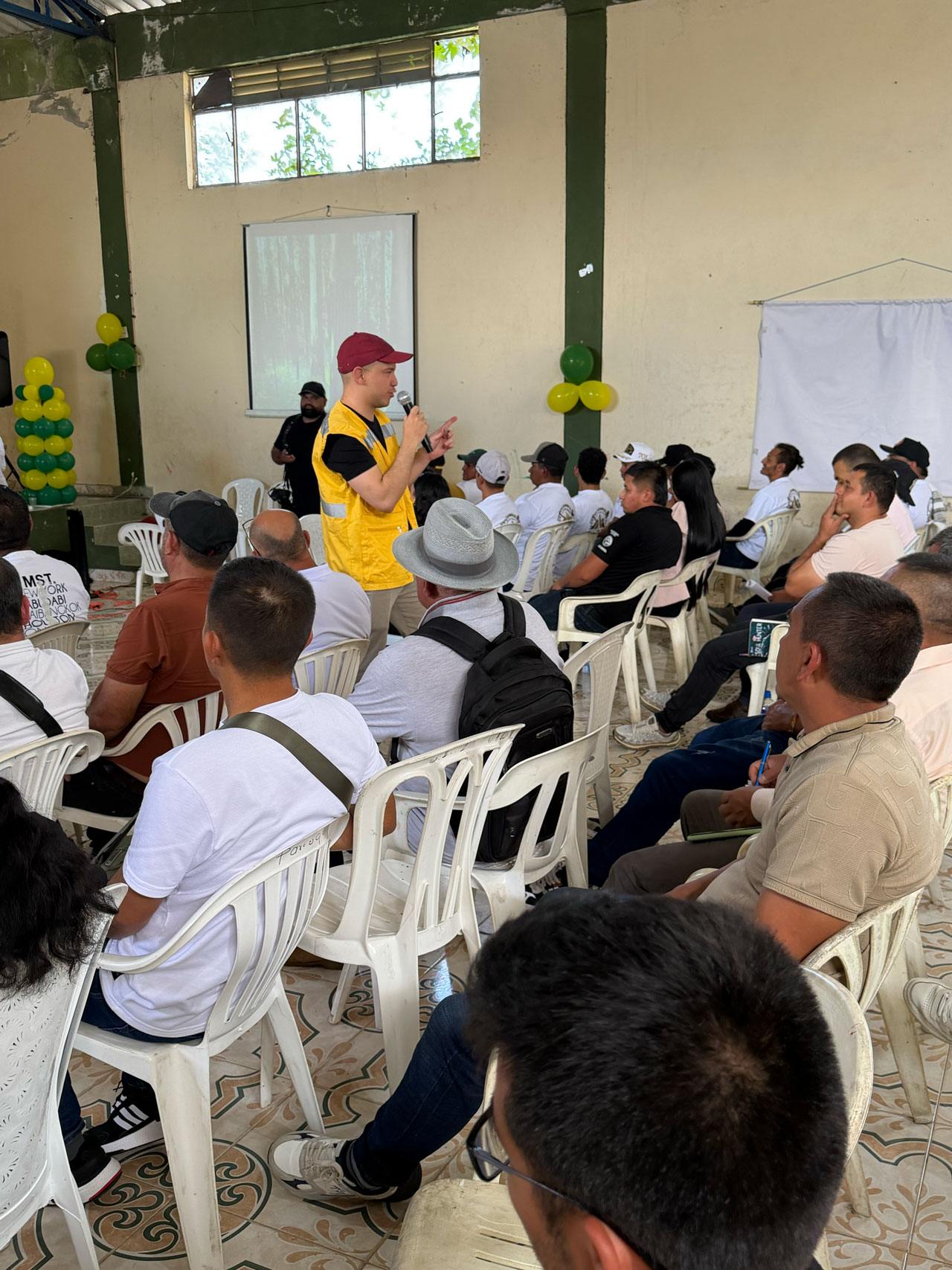 Jornada de Buenas Prácticas, asociatividad y formalización minera, realizada en los Andes, Sotomayor - Nariño