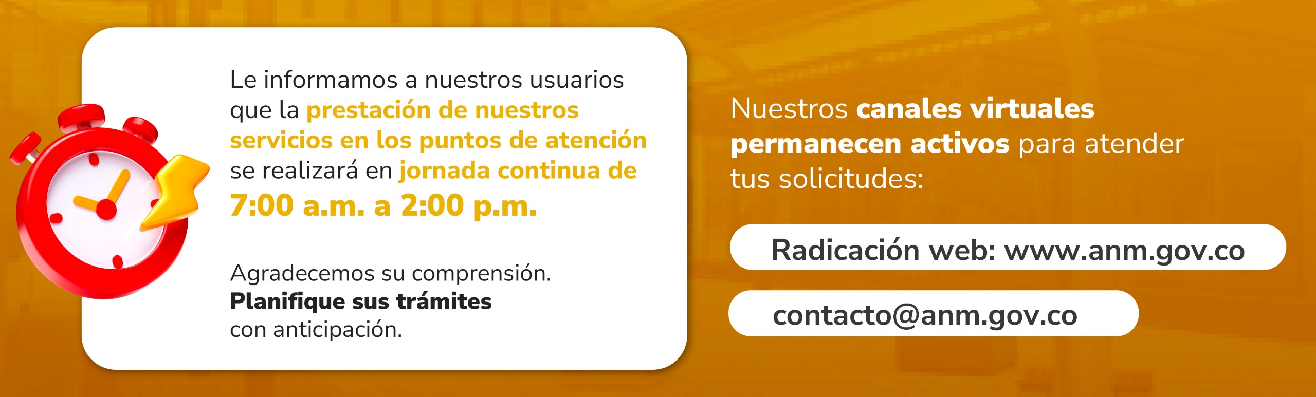 Ventana Mantenimiento Portal Web Julio 07 de 2026