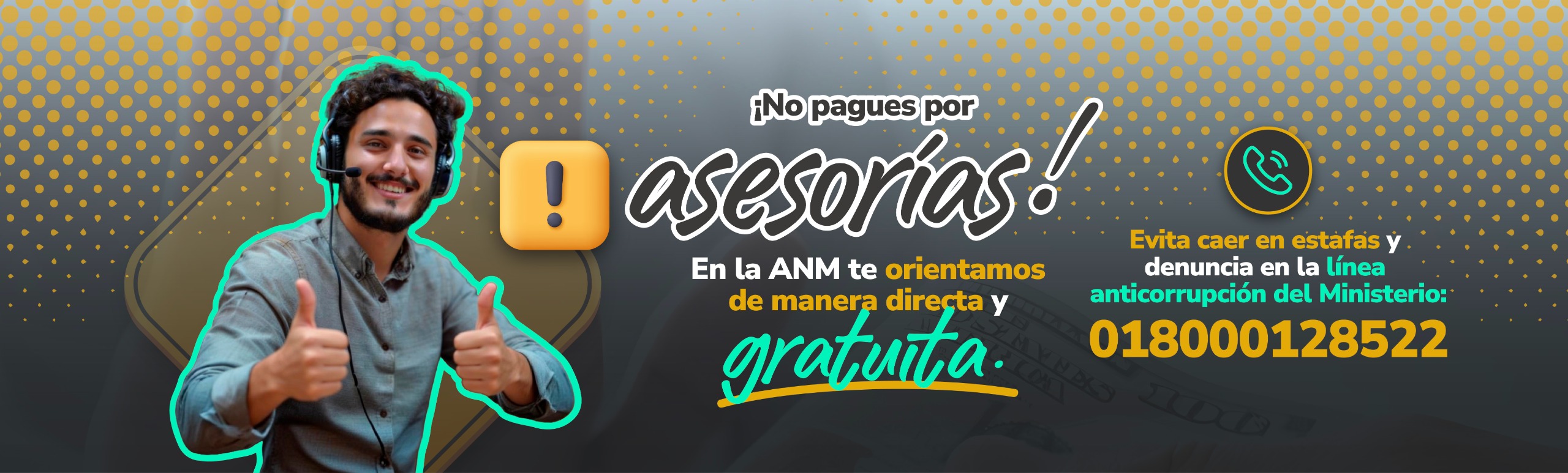 “No cobramos por las asesorías”