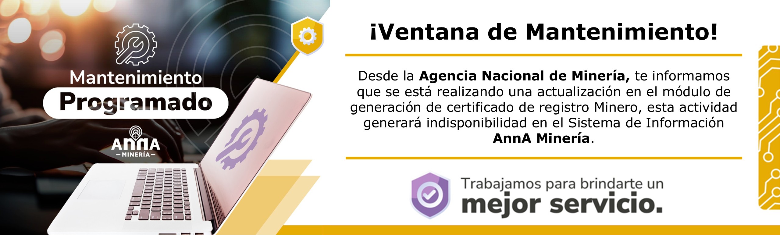 Ventana Mantenimiento Portal Web Agosto 06 de 2026