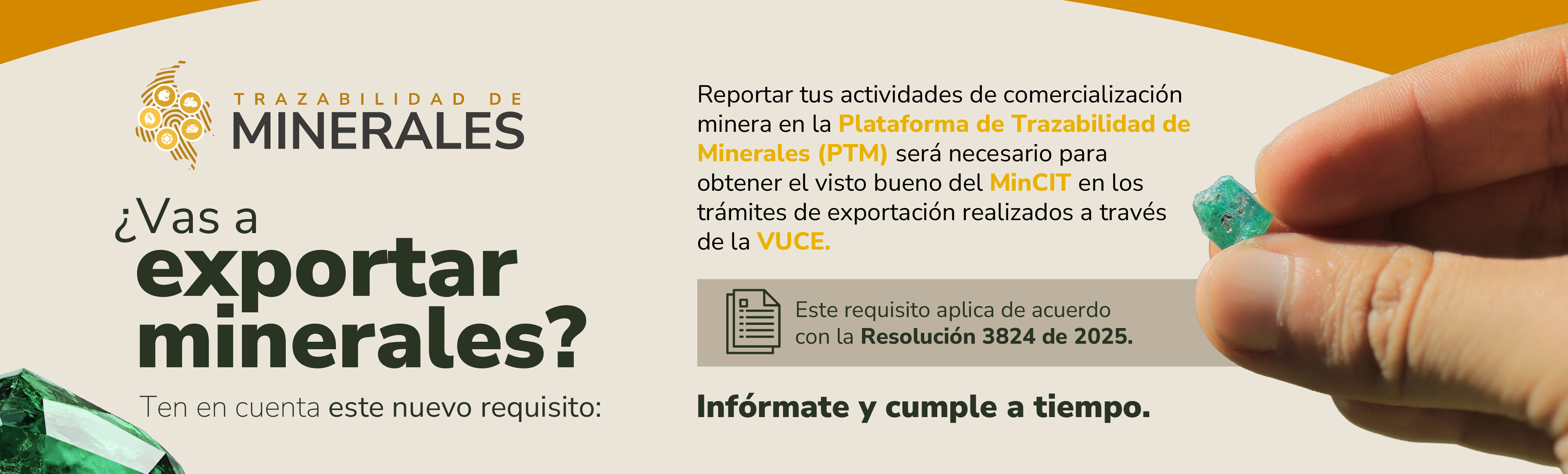 Trazabilidad de Minerales - Exportar Minerales 