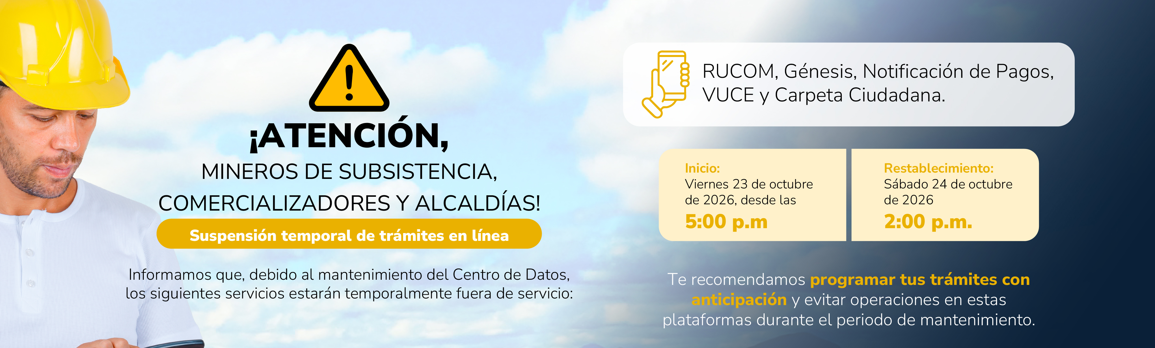 Mineros Subsistencia