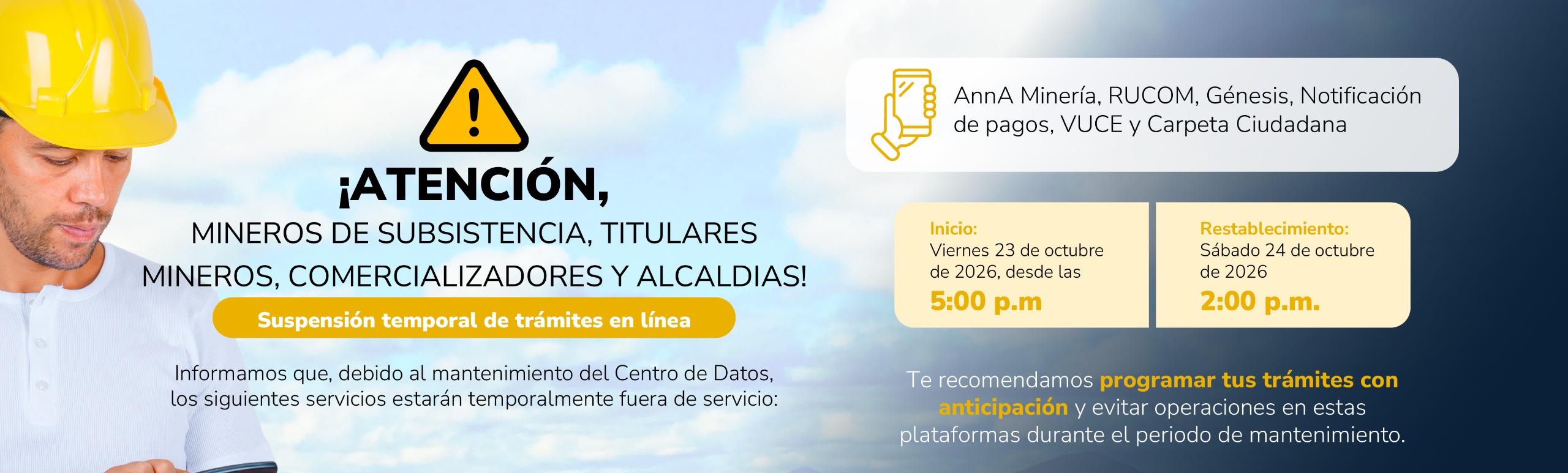 Mineros Subsistencia