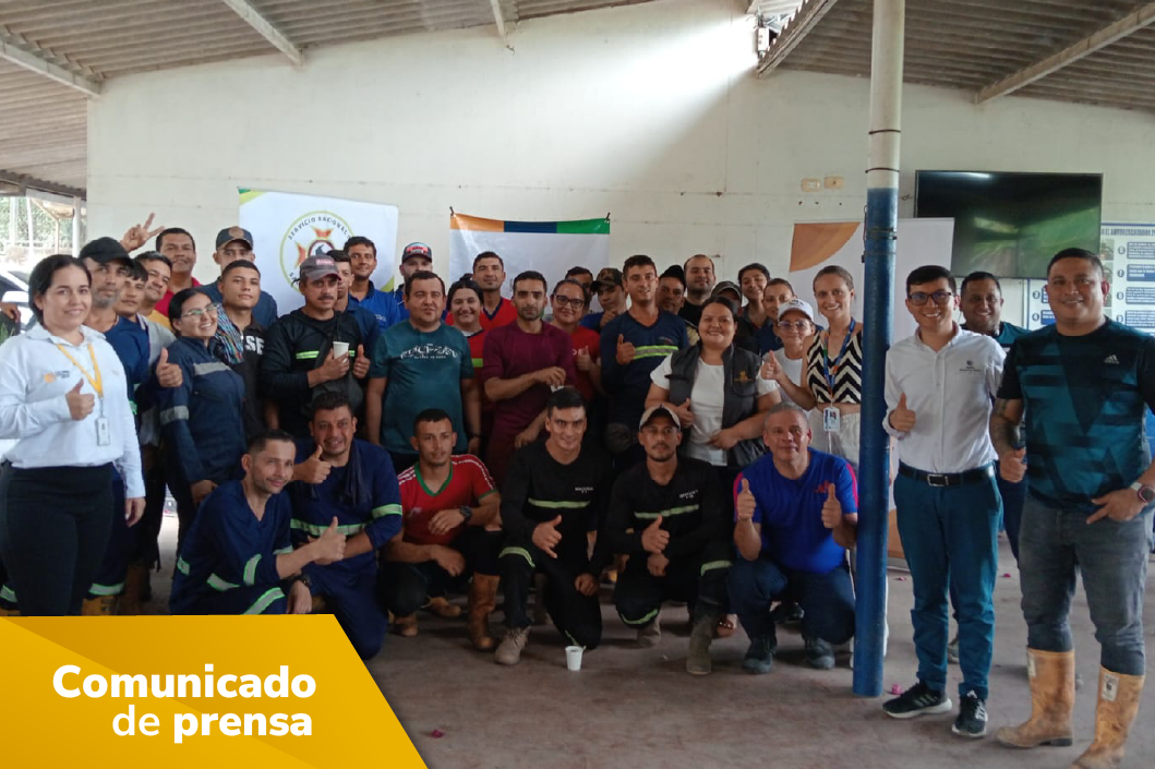 Mineros de Sardinata fortalecen sus conocimientos en prevención y atención de emergencias mineras