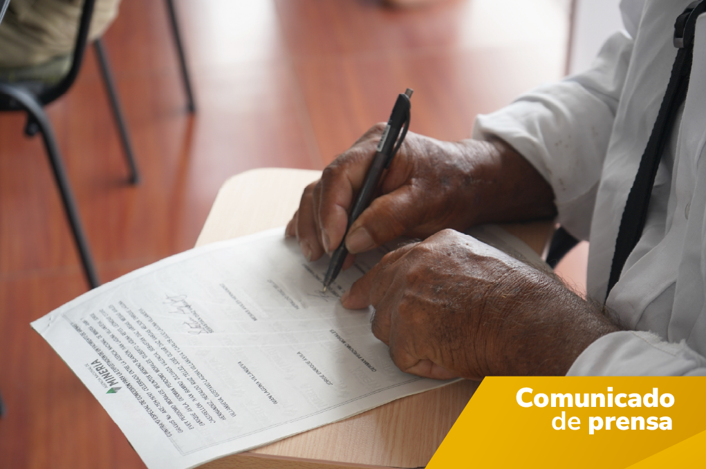 Pasos de gigante en formalización minera