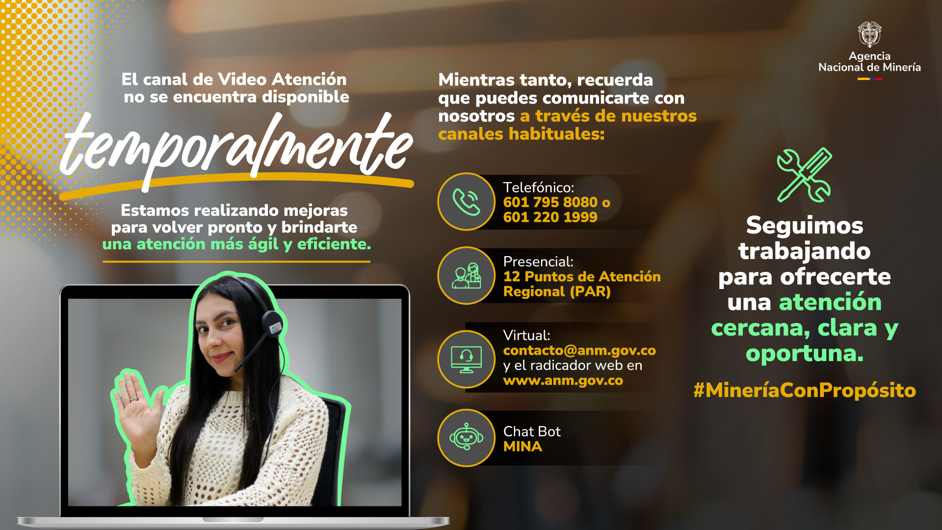 Nuestro Canal de Video atención