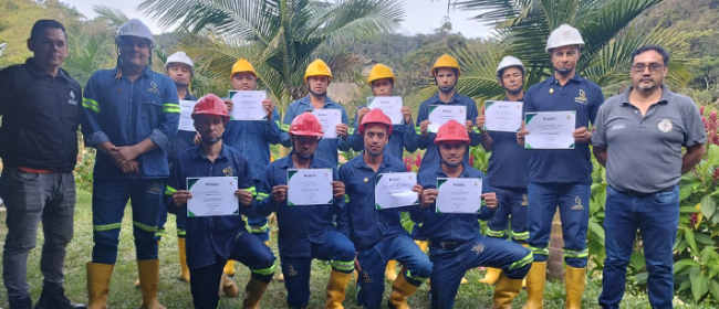 11 Socorredores mineros completan entrenamiento en Anorí, Antioquia